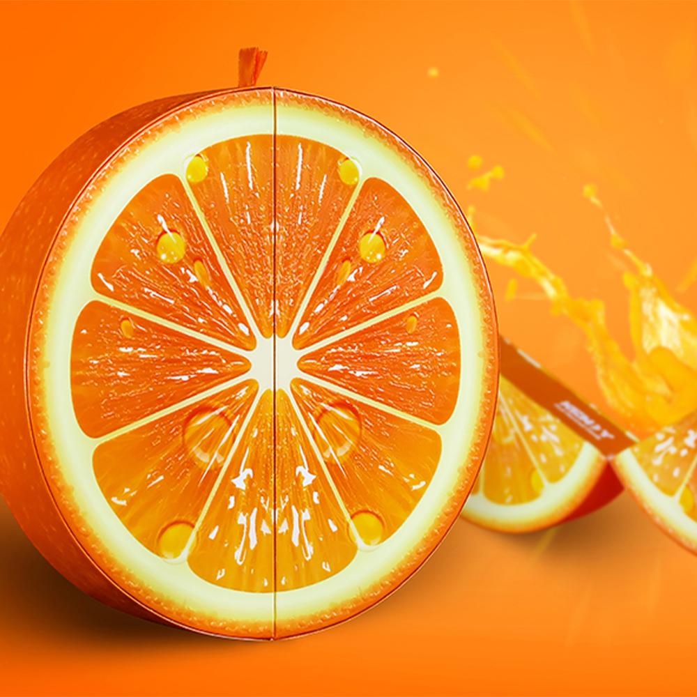 Orange top candy box